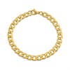 Joseph & George Gold Tone Stainless Steel Curb Bracelet - A3453