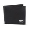 STORM Cares Embossed Black Leather Bi Fold Wallet - A40120