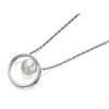 Skagen SKJ0973040 Agnethe Imitation Pearl Circle Necklace - A70143