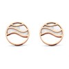Skagen SKJ1536791 Rose Tone Mother Of Pearl Stud Earrings - A70251