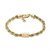 Armani Exchange AXG0124710 Gold Tone IP Bracelet - A9552