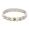 Tommy Hilfiger 2790683 Stainless Steel and Gold Tone Link Bracelet - A9667