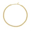Police PEAGN0011302 Docile Gold Plated Steel Curb Necklet - A98253