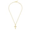 Police PEAGN0010602 Tacoma II Gold Plated Steel Cross - A98256