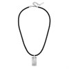 Police PEAGN0038101 URBAN Stainless Steel Leather Necklace - A98316