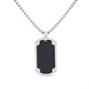 Police PEAGN0041701 URBAN Stainless Steel Black Tag Necklace - A98351