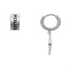 Police PEAGE0041102 URBAN Stainless Steel Mismatch Bolt Earrings - A98365
