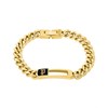 Police PEAGB0012802 RAILFORGE Gold Tone IP Curb Bracelet - A98380