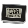 Seiko QHL068K Black LCD Twin Alarm Clock - C0337
