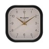 Widdop Square Black Alarm Clock - C06148