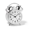 Seiko QHK063S Silver Bell Alarm Snooze Light Clock - C06153