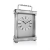 London Clock Silver Tone Carriage Clock - C1760