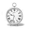 Seiko QXG155S Silver Tone Roman Numeral Table Clock - C1784