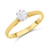 18ct Gold Solitaire Diamond Ring, 1/3ct - D0318