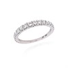 18ct White Gold Diamond Half Eternity Ring - 45pts - D0708