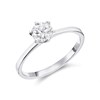 Platinum Diamond Solitaire Engagement Ring - 1/2ct - AGI Certificated - D08117