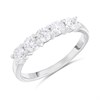 Polar Fire Platinum Diamond Five Stone Diamond Ring- 1ct (GLI Certifiacte) - D08170