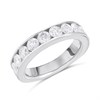 Polar Fire Platinum Diamond Channel Set Eternity Ring- 1.50ct (GLI Certificate) - D08174