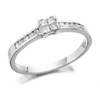 18ct White Gold Diamond Ring - 1/4ct - D1305