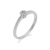 18ct White Gold Diamond Cluster Ring - 12pts - D1320