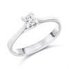 Arctic Circle Platinum Radiant Cut Diamond Solitaire Ring - 30pts - IGI Certificated - D3101