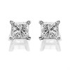 14ct White Gold Diamond Solitaire Stud Earrings - 3/4ct per pair - AGI Certificated - D3907