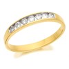 18ct Gold Diamond Half Eternity Ring - 1/4ct - D4212