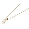 18ct Gold 1 Carat Diamond Solitaire Necklace - Certificated - D4519