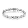 18ct White Gold Diamond Tennis Bracelet - 28.5-30 Carats - D45928