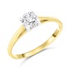 9ct Gold Diamond Solitaire Ring - 60pts (Non-Certificated) - D50366