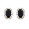 9ct Gold Sapphire And Diamond Stud Earrings - 8pts per pair - EXCLUSIVE - D5464