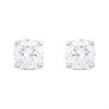 9ct White Gold Diamond Solitaire Stud Earrings - 40pts per pair - D5539