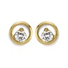Polar Fire 9ct Gold Diamond Stud Earrings - 17pts per pair - D5543