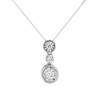 9ct White Gold Diamond Necklace - 10pts - D56144