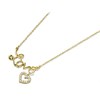 9ct Gold Diamond Charity 'LOVE' Necklace - 7pts - D5642