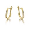 Love It! 9ct Gold Diamond Hoop Earrings - 10pts per pair - D62331