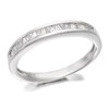 9ct White Gold Diamond Half Eternity Ring - 20pts - D6335