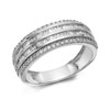 9ct White Gold Diamond Band Ring - 1/2ct - D66108