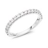 9ct White Gold Diamond Half Eternity Ring - 1/2ct - D66199
