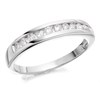 9ct White Gold Diamond Half Eternity Ring - 1/2ct - D71122