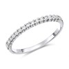 9ct White Gold Diamond Half Eternity Ring - 15pts - D71221