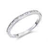 9ct White Gold Diamond Half Eternity Ring - 1/4ct - D7174
