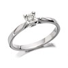 9ct White Gold Diamond Ring - 5pts - D7259