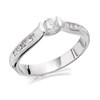 9ct White Gold Diamond Ring - 30pts - D7264