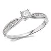 9ct White Gold Diamond Ring - 1/3ct - D7767
