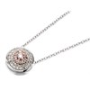 One In A Million 9ct Two Colour Gold Pink Diamond Necklace - 1/4ct - D7898