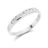 9ct White Gold Diamond Half Eternity Ring - 1/4ct - D7955