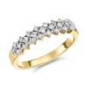 9ct Gold Diamond Band Ring - 1/3ct - D80113