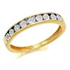 9ct Gold Diamond Half Eternity Ring - 5pts - D8022