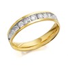 9ct Gold Diamond Half Eternity Ring - 1/2ct - D8034